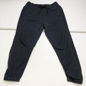 Gymshark Mens Black Rest Day Essentials Joggers Jogger Pants Size L 30x26